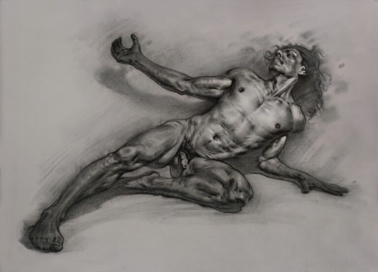 Figure drawing by Yaser Khanbaray